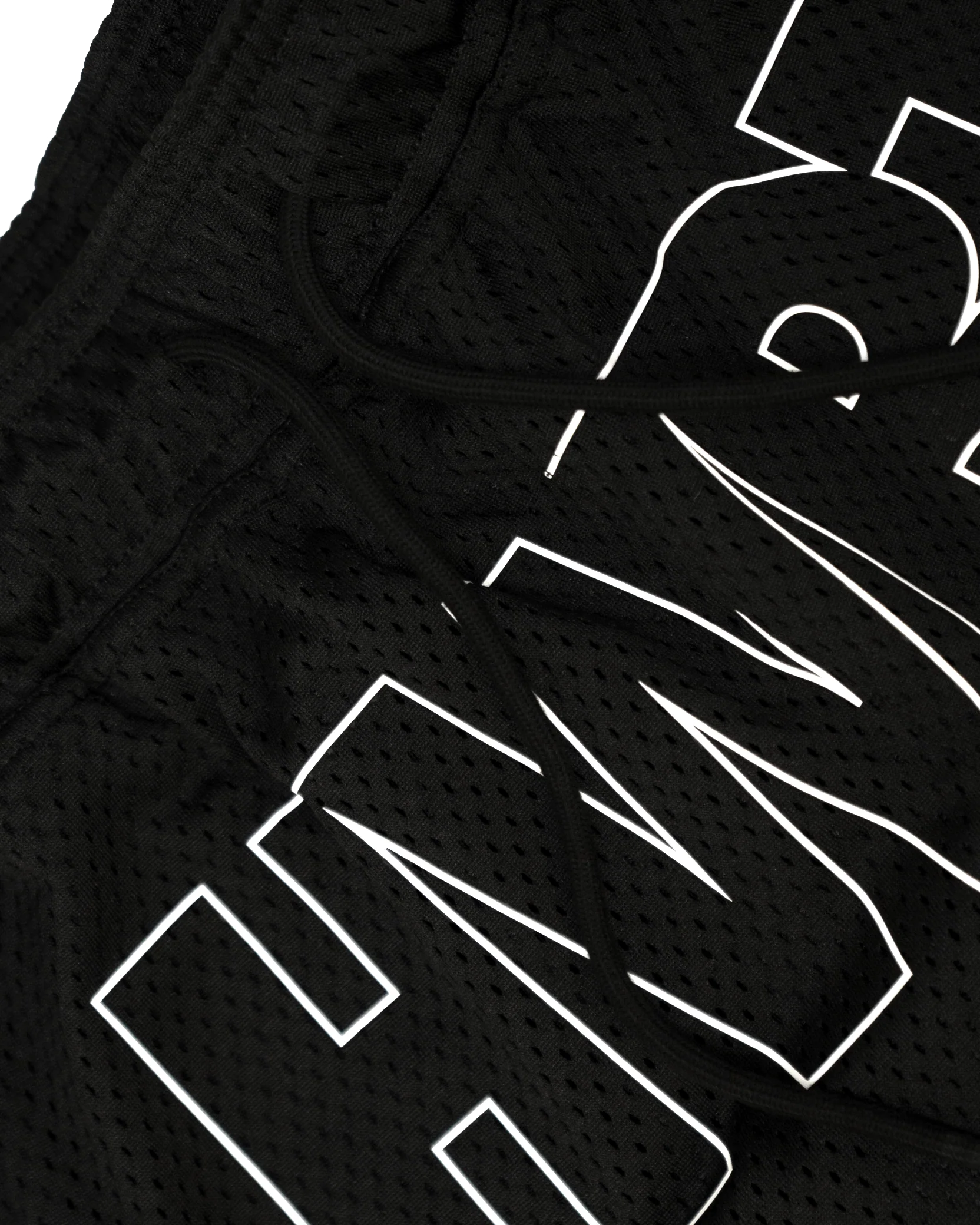 HWBT BLACK MESH SHORTS - Image 4
